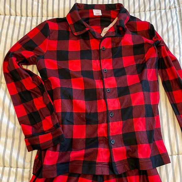 Cat & Jack PJ set buffalo plaid size 10-12 - Picture 2 of 8
